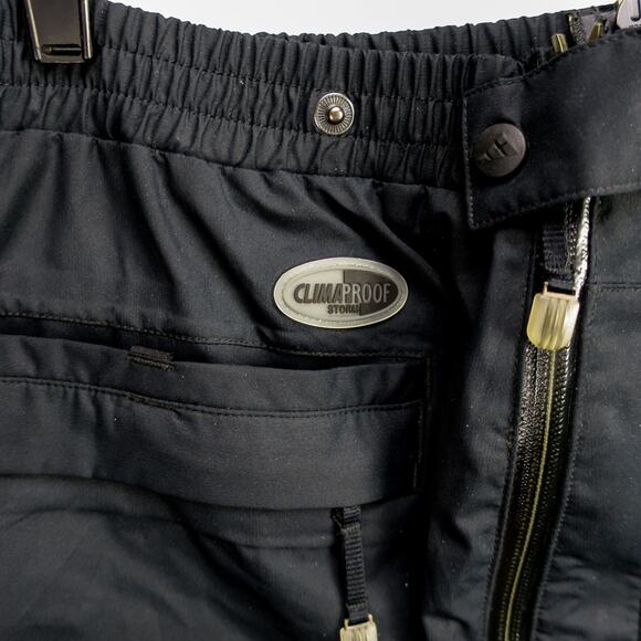 Adidas ClimaProof Storm Full Zip Rain Pants Men’s XL Black Athletic Training - Picture 5 of 12